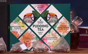 A pack of Natural & Noble pudding tea