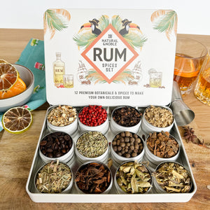 Rum Spices Kit. Make Your Own Delicious Spiced Rum (12 ingredients).