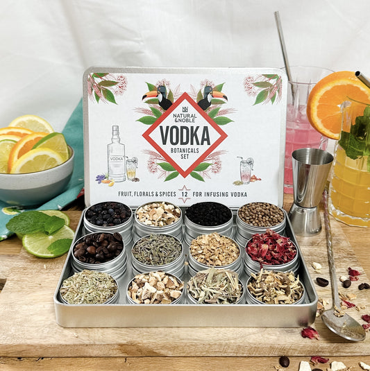 12 Botanicals & Spices for Vodka
