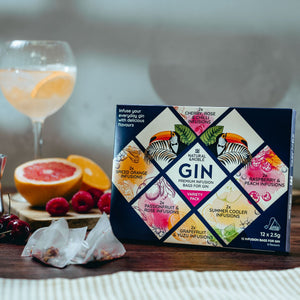 Gin Infusions Variety Pack. Make 6 flavours from 1 bottle of gin.