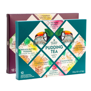 Natural & Noble Tea Lovers Bundle, Including a Pudding Tea & Chai Infusions Variety Gift Pack