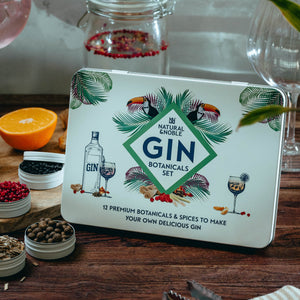 Gin Botanicals and Infusions Kit. Create & Enjoy Your Own Delicious Gin.