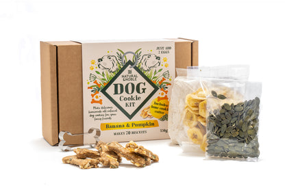 Dog Cookie Making Kit | Banana & Pumpkin Seed